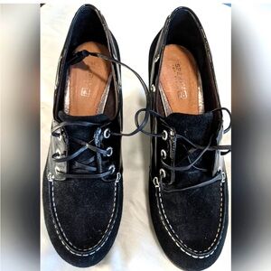 Sperry Black Women's Boat Shoes